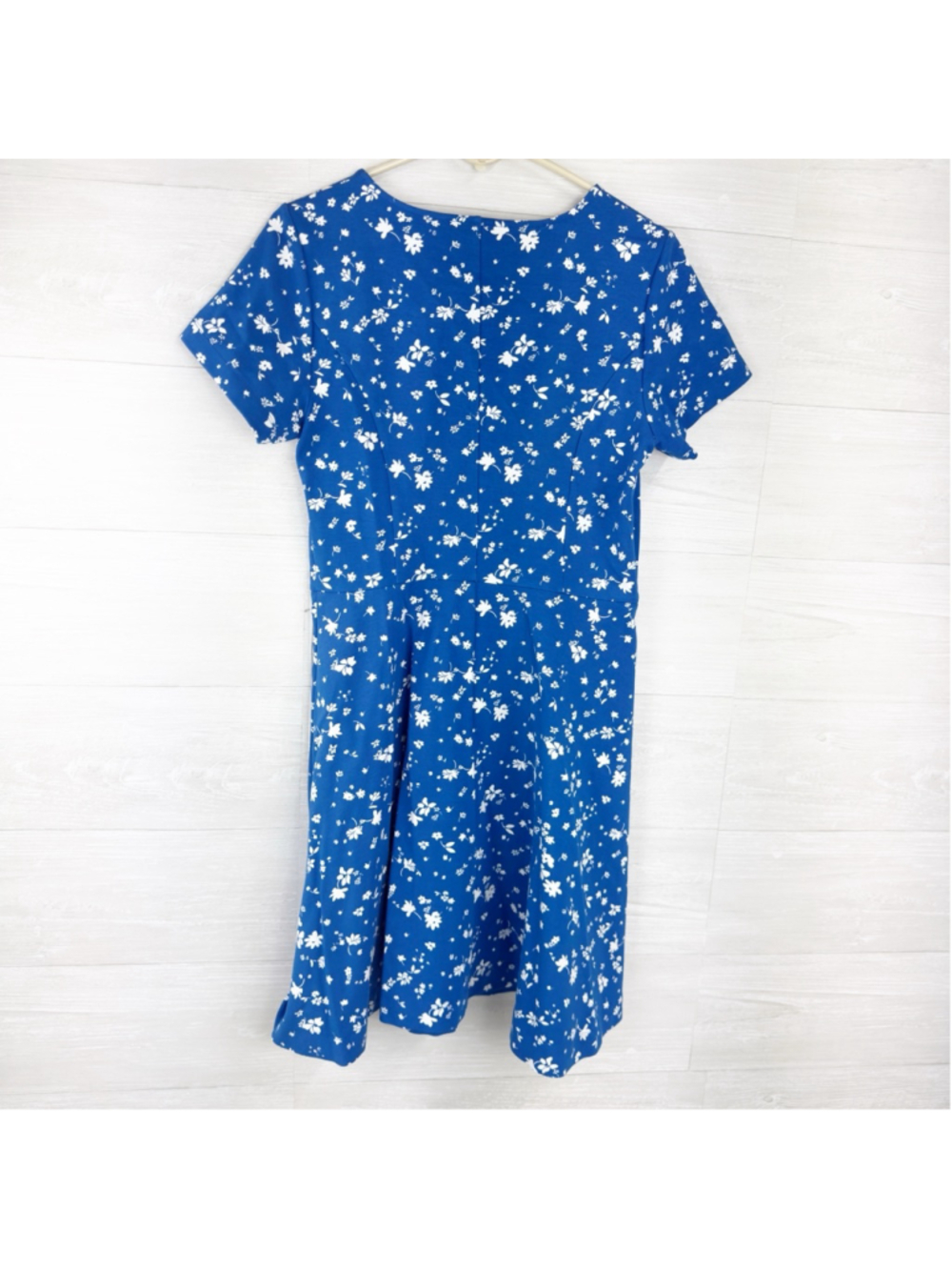 Draper James Floral Short Sleeve Fit & Flare Dress M - Picture 4 of 6